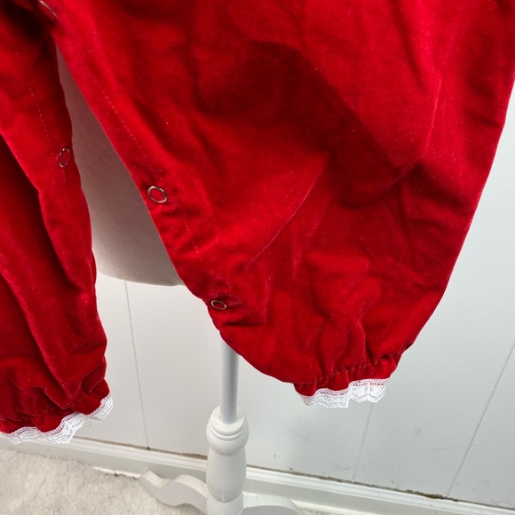 Vintage Hickory Hill 24-months Red Romper Suit My First Christmas - Picture 4 of 10